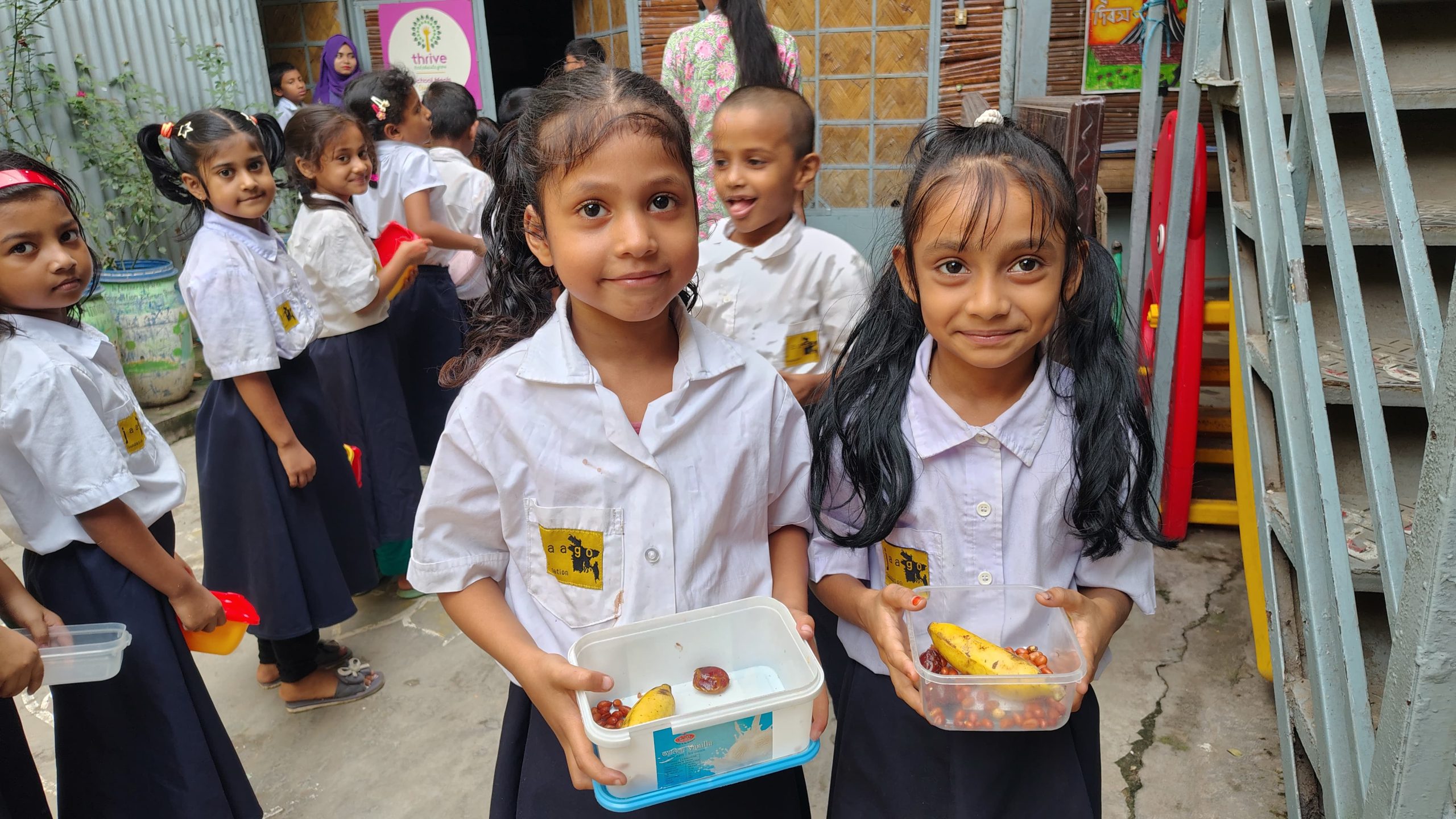 Image of students at JAAGO Korail school